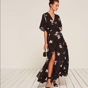 Reformation Winslow wrap dress (xs)